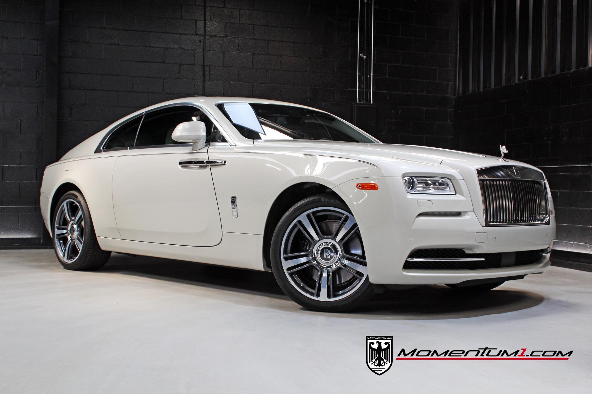 English White 2014 Rolls-Royce Wraith Coupe Coupe Rear-Wheel Drive 8-Speed Automatic