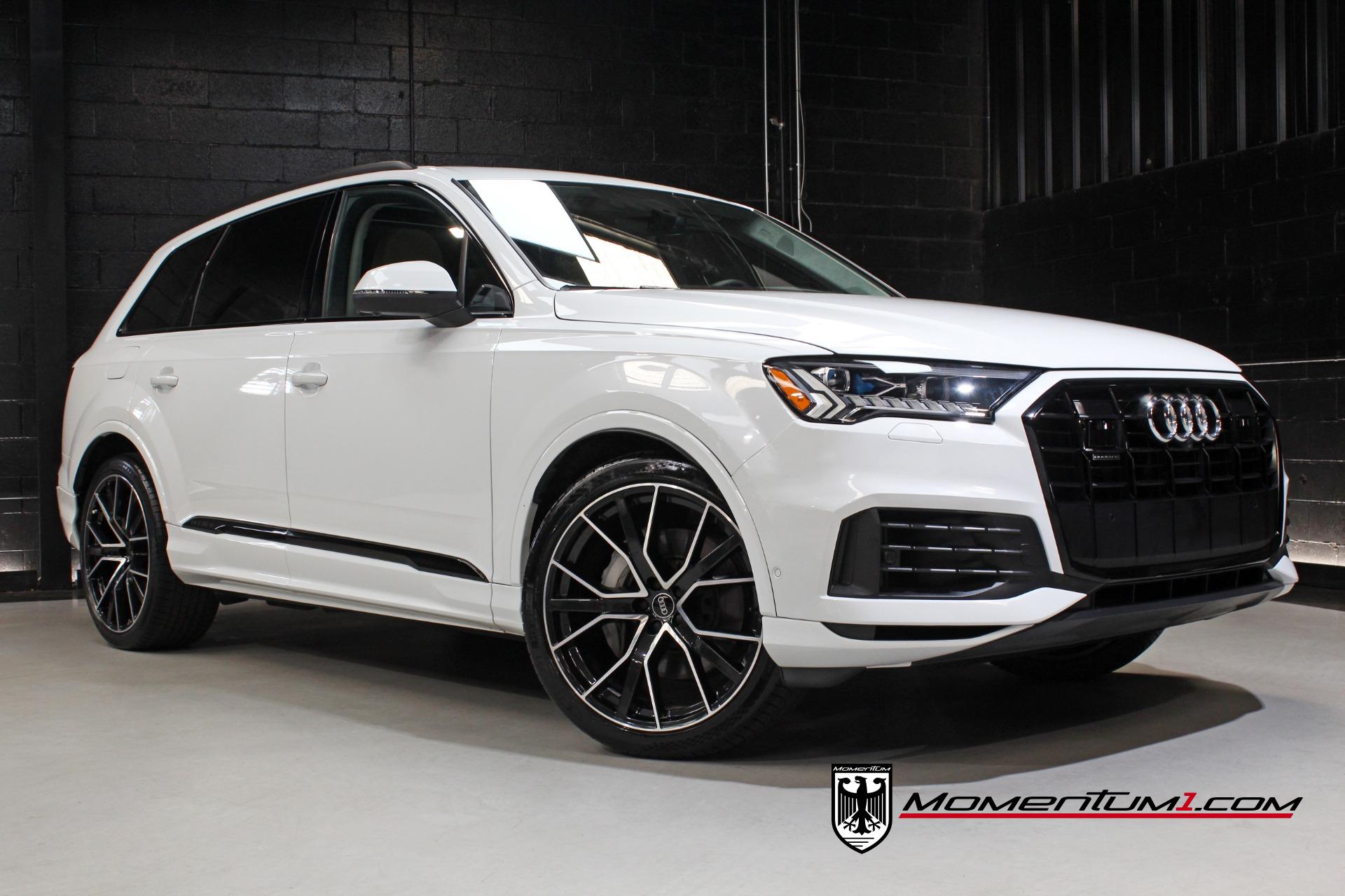 Glacier White Metallic 2021 Audi Q7 SUV / Crossover All-Wheel Drive 8-Speed Automatic