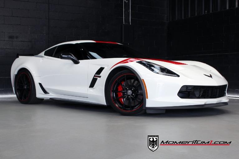 Used 2017 Chevrolet Corvette 2LT Grand Sport Red Center Stripe Package for sale $63,895 at Momentum Motorcars Inc in Marietta GA