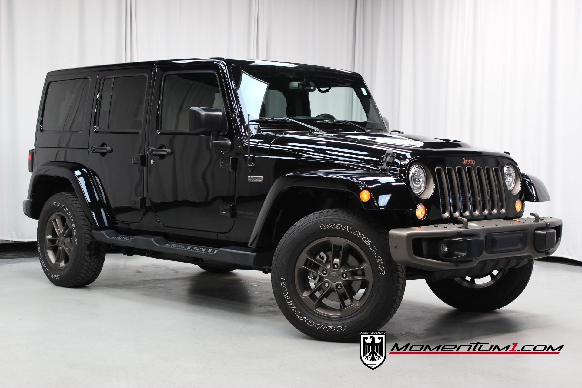 Used 2017 Jeep Wrangler Unlimited 75th Anniversary Edition For Sale